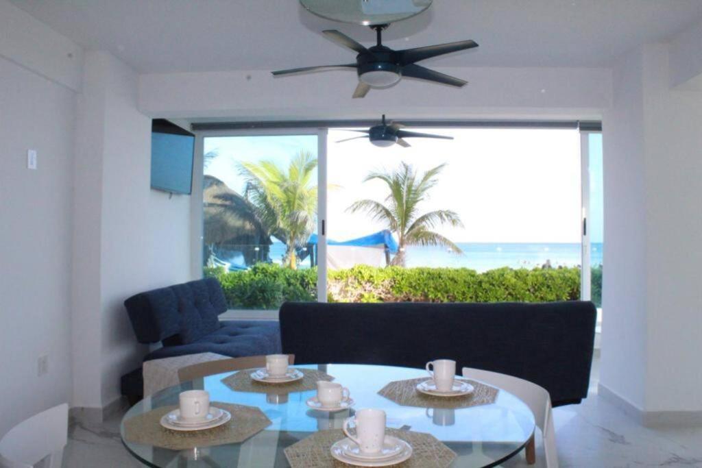 Beach Front Renewed Apartment 칸쿤 외부 사진
