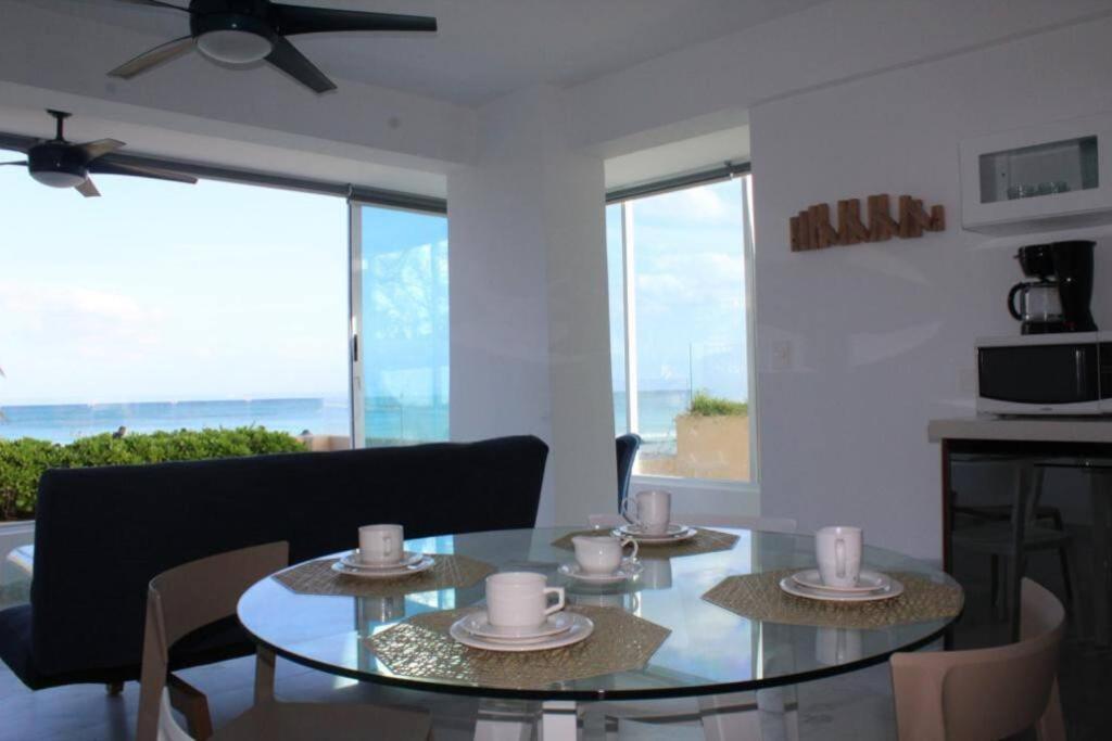 Beach Front Renewed Apartment 칸쿤 외부 사진